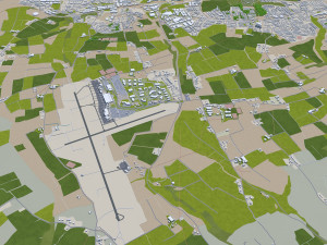 cork city ireland 30 km Modelo 3D