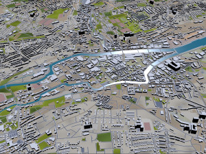 cork city ireland 30 km Modelo 3D