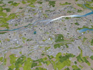 cork city ireland 30 km Modelo 3D