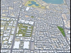 Dammam city saudi arabia 70km Modèle 3D