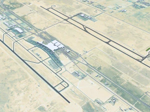 Dammam city saudi arabia 70km 3D Model