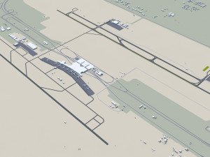 Dammam city saudi arabia 70km Modèle 3D