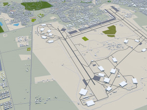 Dammam city saudi arabia 70km Modèle 3D