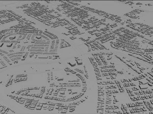 Dammam city saudi arabia 70km 3D Model