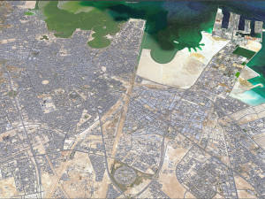 Dammam city saudi arabia 70km Modèle 3D