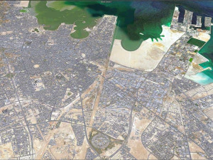 Dammam city saudi arabia 70km 3D Model