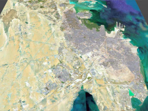 Dammam city saudi arabia 70km 3D Model