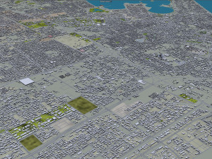 Dammam city saudi arabia 70km Modèle 3D