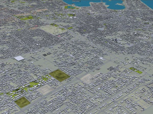 Dammam city saudi arabia 70km 3D Model