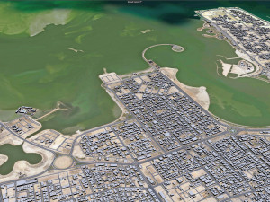 Dammam city saudi arabia 70km Modèle 3D