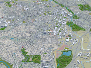 athen city georgia 40 km Modello 3D