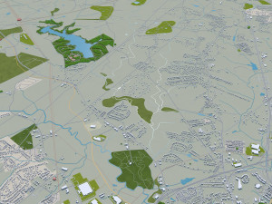 athen city georgia 40 km Modello 3D