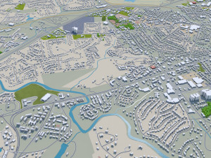 athen city georgia 40 km Modello 3D
