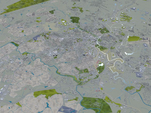 athen city georgia 40 km Modello 3D
