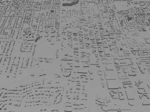 columbia missouri city usa 40km 3D Model