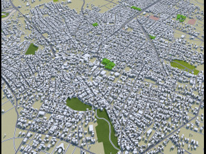 darbandikhan and halabja city iraq 55km Modello 3D