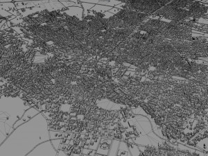 darbandikhan and halabja city iraq 55km Modello 3D