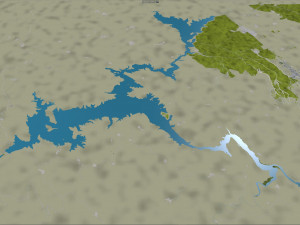 darbandikhan and halabja city iraq 55km Modello 3D