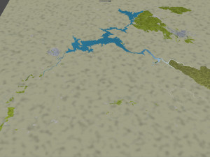 darbandikhan and halabja city iraq 55km Modello 3D