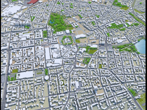 darmstadt city germany 30km 3D Модель