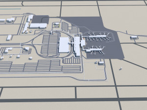 dayton city ohio 60km 3Dモデル