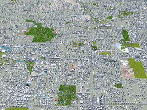 dayton city ohio 60km 3Dモデル