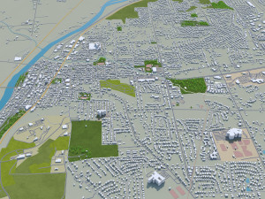dayton city ohio 60km 3Dモデル