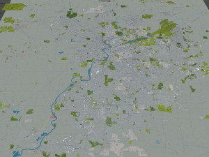 dayton city ohio 60km 3Dモデル