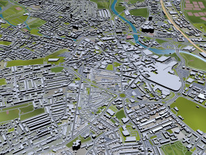 derby city england 40km 3D Model