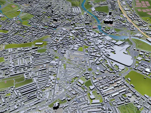 derby city england 40km 3D Model
