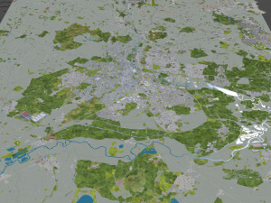 derby city england 40km 3D Model