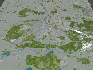 derby city england 40km 3D Model