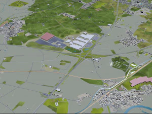 derby city england 40km 3D Model