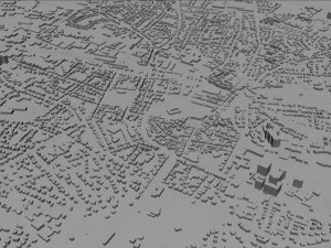 detmold city germany 40km 3D Model