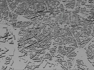 dijon city france 30km Modello 3D