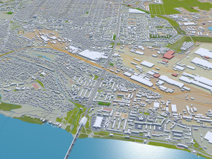 dnipro city ukraine 60km 3D Model