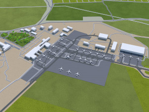 dnipro city ukraine 60km 3D Model