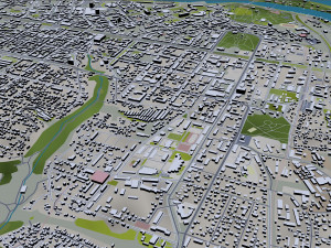 dnipro city ukraine 60km 3D Model