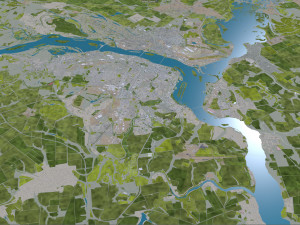 dnipro city ukraine 60km 3D Model