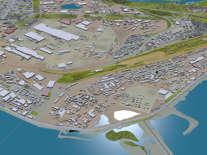 dnipro city ukraine 60km 3D Model