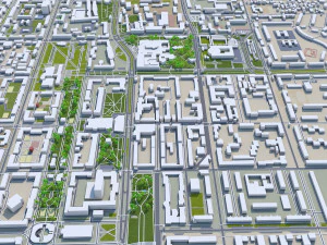 donetsk city ukraine 40km 3D Model