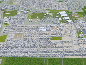 donetsk city ukraine 40km 3D Модель