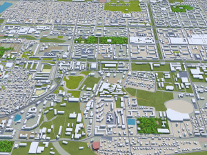 donetsk city ukraine 40km 3D Модель