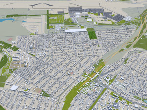 donetsk city ukraine 40km 3D Модель