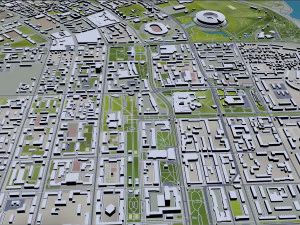 donetsk city ukraine 40km 3D Model