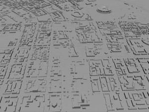 donetsk city ukraine 40km 3D Model