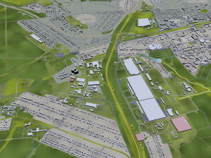 donetsk city ukraine 40km 3D Модель