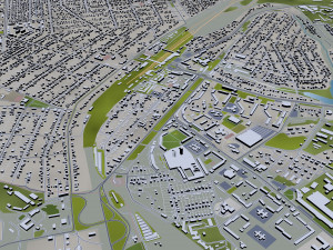 donetsk city ukraine 40km 3D Модель