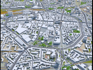 dortmund city germany 45 km Model 3D