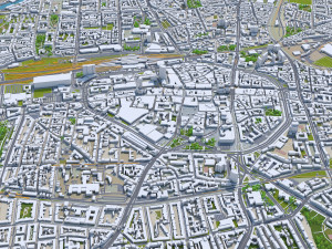 dortmund city germany 45 km Model 3D
